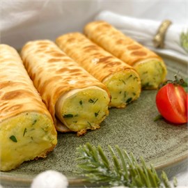 {{photo.Alt || photo.Description || 'Вторые блюда: Трубочки с картошкой и сыром 600г'}}